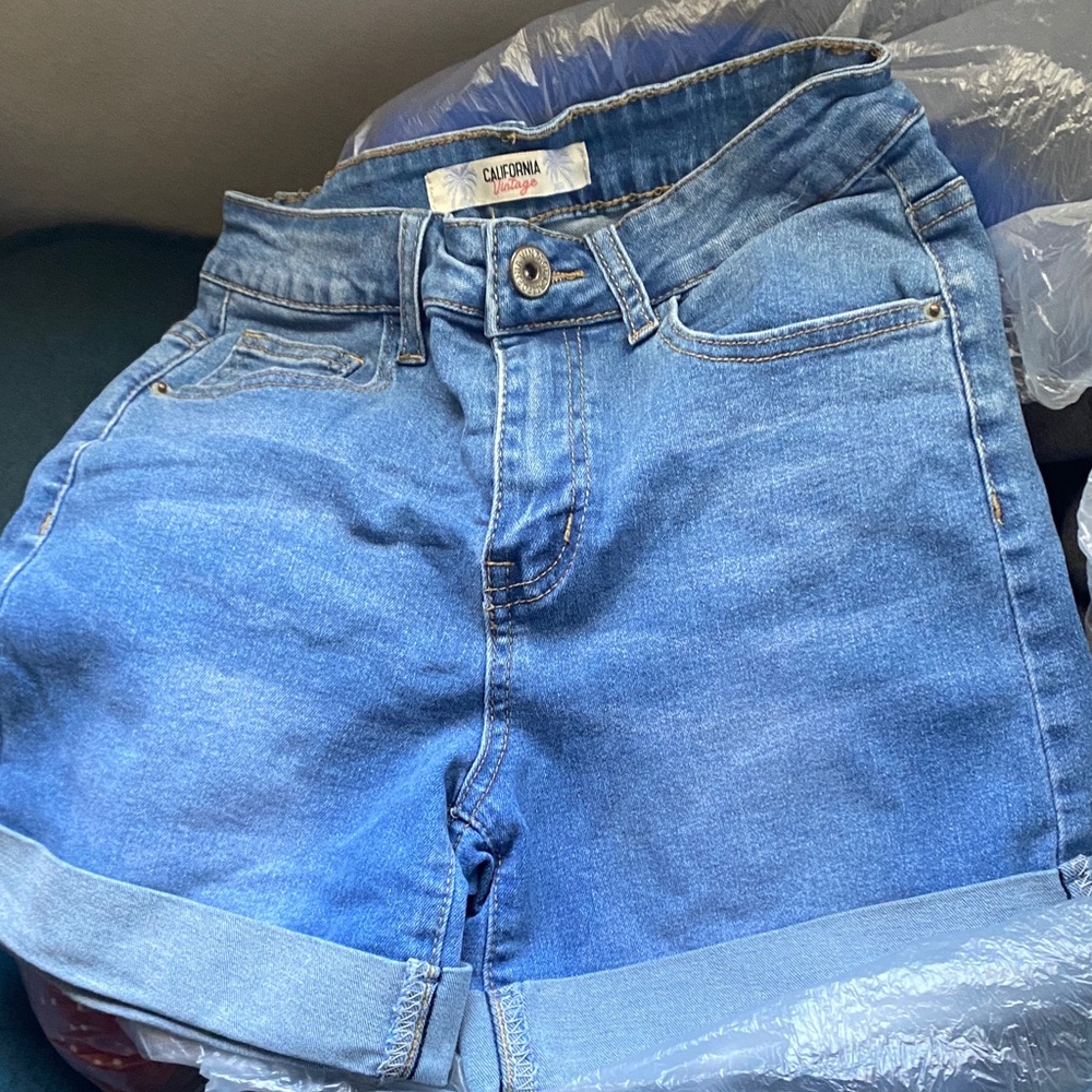 Blue Women's Denim Shorts